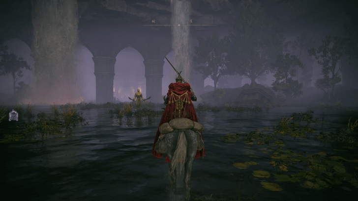 Elden Ring - Divine Bird Warrior Gauntlets World View