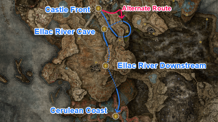 Elden Ring - How to Get to Cerulean Coast