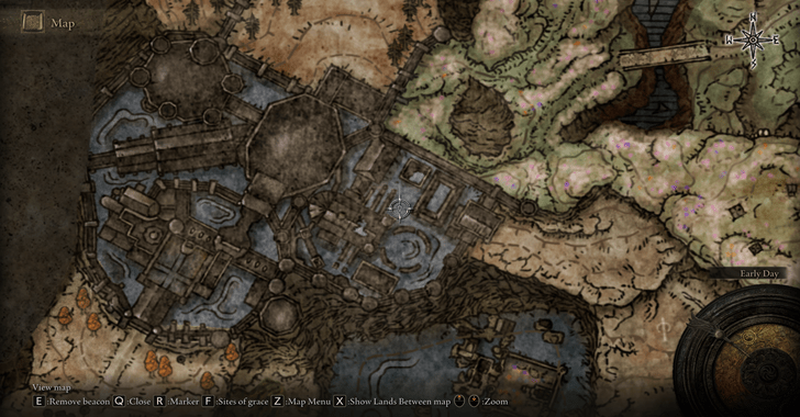 Church District Courtyard Iris of Occultation Map Location