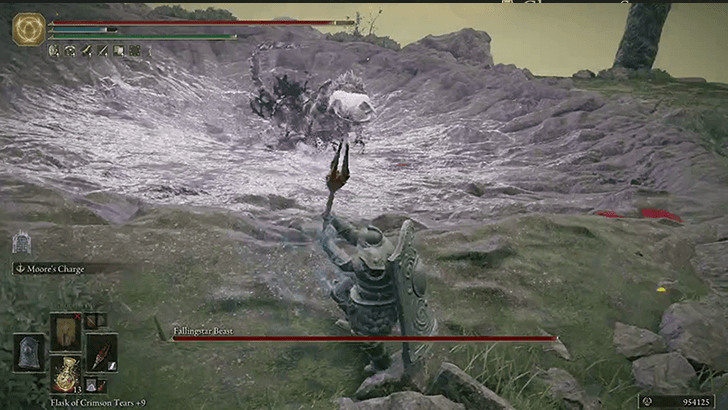 Elden Ring - Gravitational Missile Overworld View