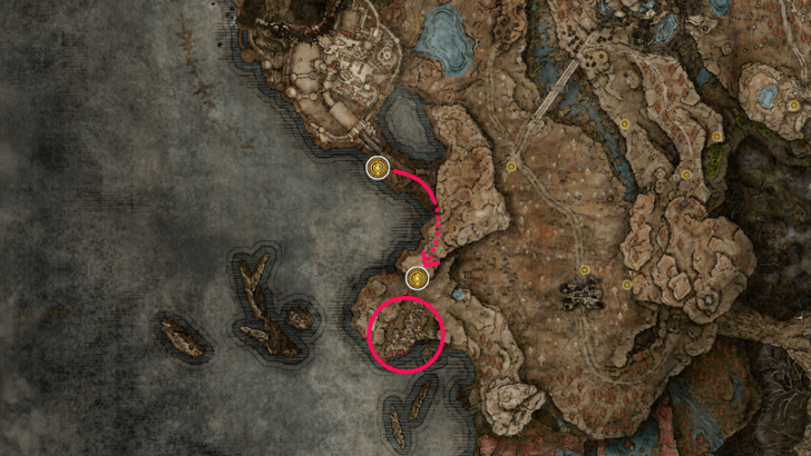 Elden Ring - How to Get to Prospect Town Map