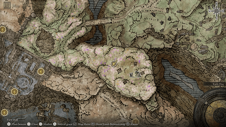 Elden Ring - Minor Erdtree Map View
