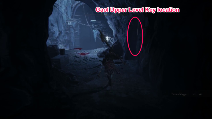 Gaol Upper Level Key Location