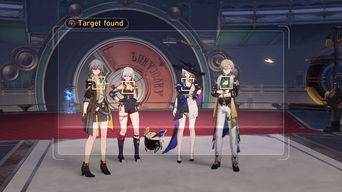 Honkai Star Rail - Take a group photo with the three members of the Strategic Investment Department