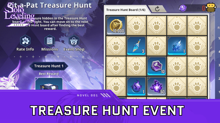 Solo Leveling Arise - Treasure Hunt Event