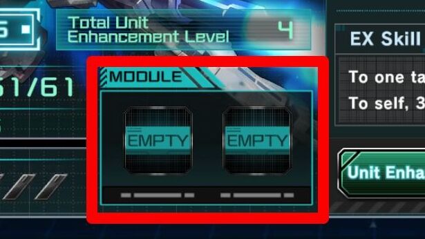 Module Slots - Mobile Suit Gundam UC Engage