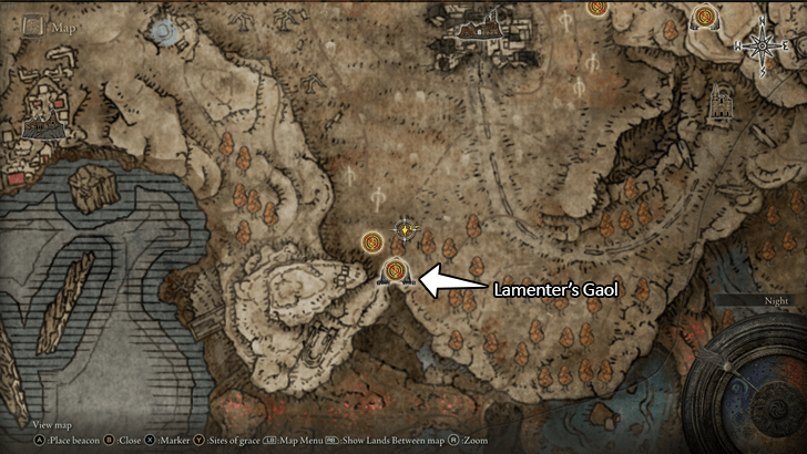 Elden Ring - Clarifying Horn Charm +2 Map View