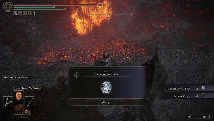 Elden Ring - Glovewort Crystal Tear World View