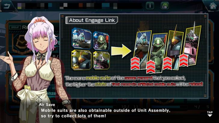 Engage Link Perks - Gundam UC Engage