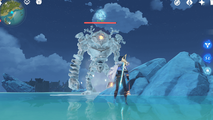 Genshin - Apply Cryo and Hydro to Freeze