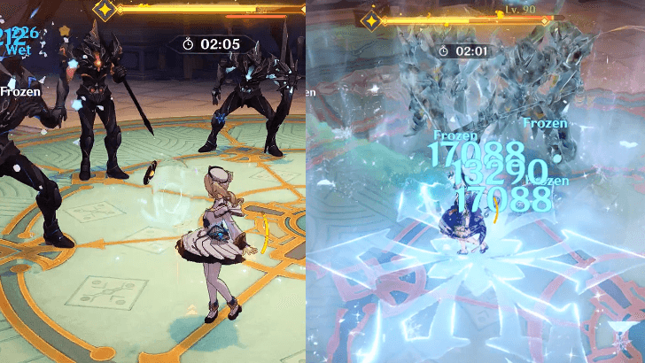 Genshin - Use Characters That Consistently Apply Hydro and Cryo