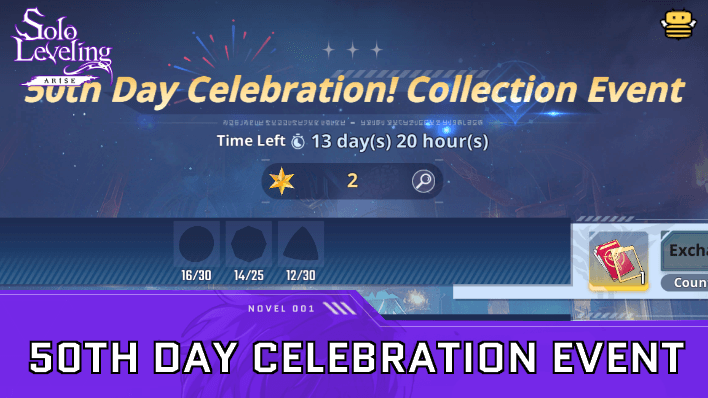 Solo Leveling Arise - 50th Day Celebration Collection Event