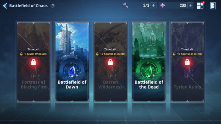 Solo Leveling Arise - Battlefield of Chaos Options