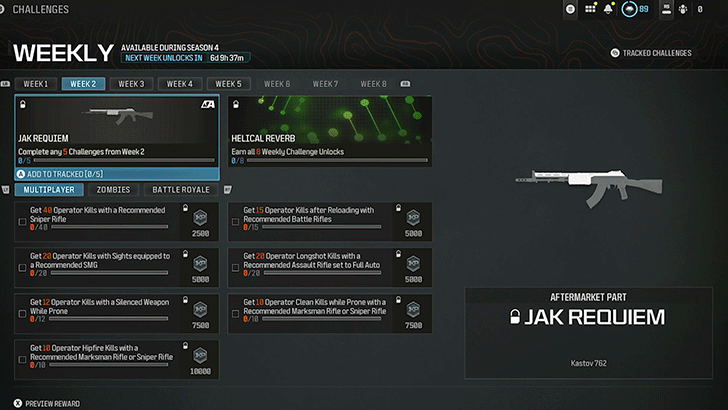 Modern Warfare 3 - JAK Requiem Challenges