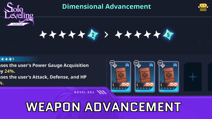 Solo Leveling Arise - Weapon Advancement