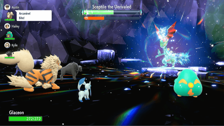 Pokemon SV The Indigo Disk DLC - Sceptile Raid Allies