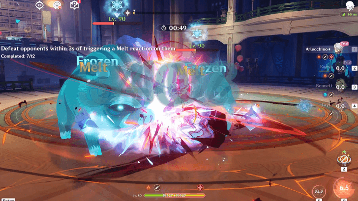 Genshin - Freeze the Mimics to Trigger Melt
