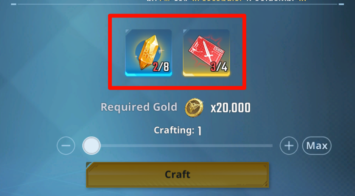 Solo Leveling Arise - Weapon Crafting Requirement.png