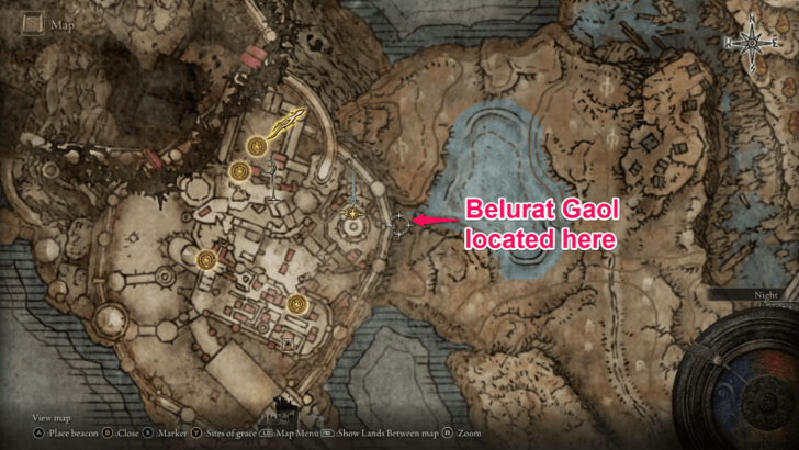 Elden Ring - Demi-Human Swordsman Yosh Map View