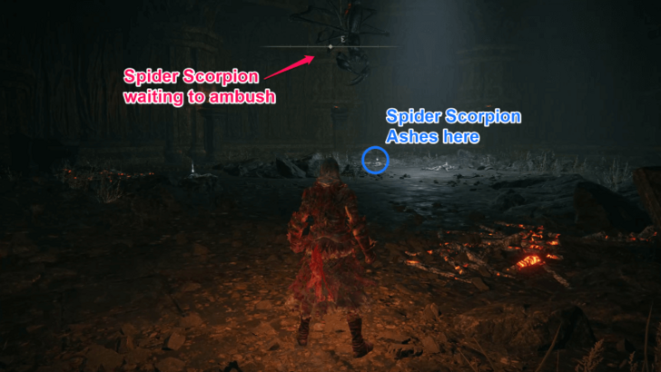 Elden Ring - Spider Scorpion Ashes World Location