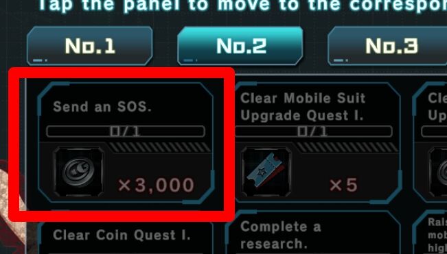 Sending out an SOS Panel Mission- Mobile Suit Gundam U.C. Engage