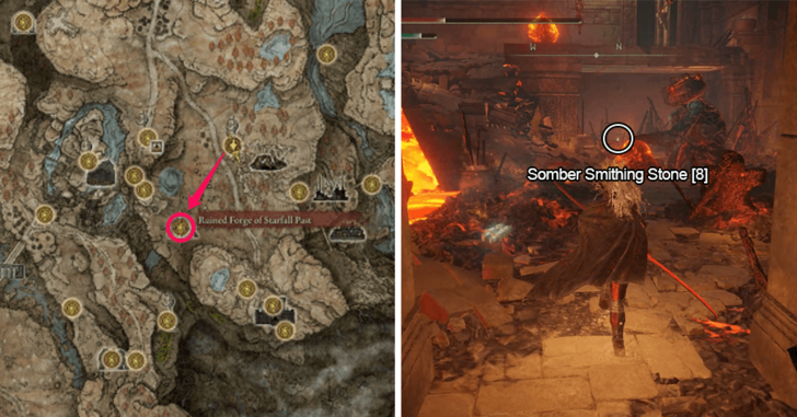 Somber Smithing Stone 8 - Ruined Forge of Starfall Past
