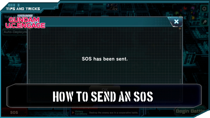Sending out an SOS Top Banner - Mobile Suit Gundam U.C. Engage