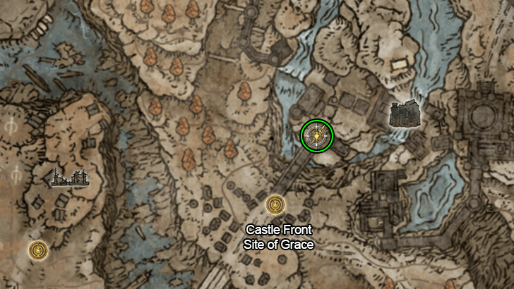 Elden Ring - Somber Smithing Stone 9 Map View