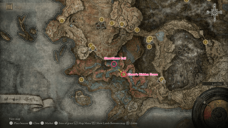Elden Ring - Ghostflame Call Ash of War Map Location