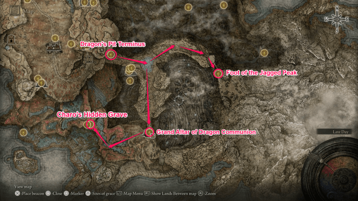 Gives Access to Foot of the Jagged Peak