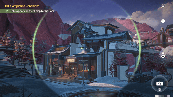 Wuthering Waves - Photo II - Take a Photo on the Lamp by the Pool