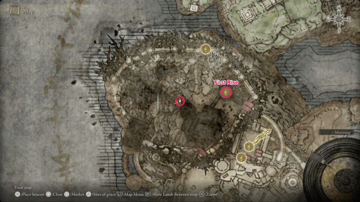 Elden Ring - Inquisitor Ashes Map View