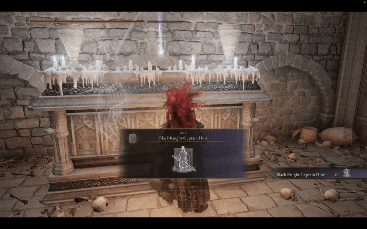 Elden Ring - Black Knight Captain Huw World View