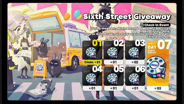 Zenless Zone Zero Sixth Street Giveaway Log in Event