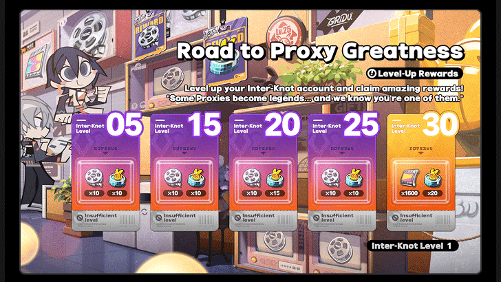 Zenless Zone Zero Road to Proxy Greatness Inter-Knot Level