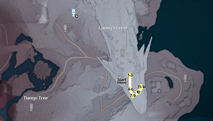 Wuthering Waves - Fluorite Farm Route in South of Loong