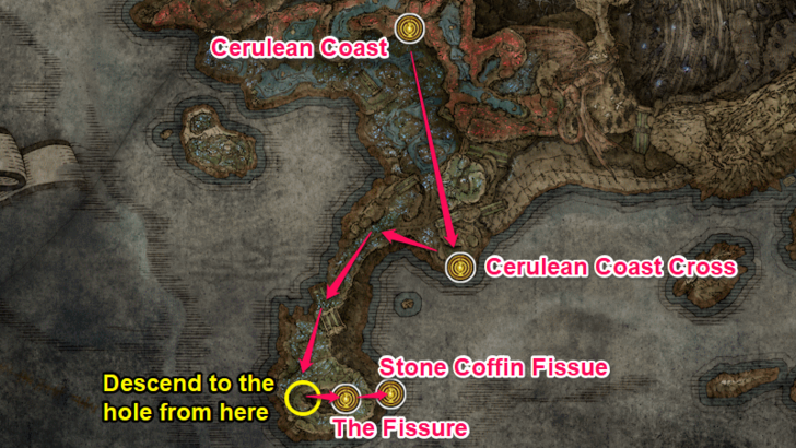 Elden Ring - How to Get to Stone Coffin Fissure.png