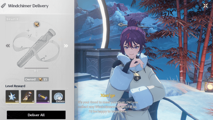 Wuthering Waves - Windchimer Delivery