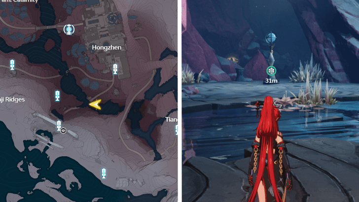 Wuthering Waves - Where the Waterfalls Altar of Initiation Map Location