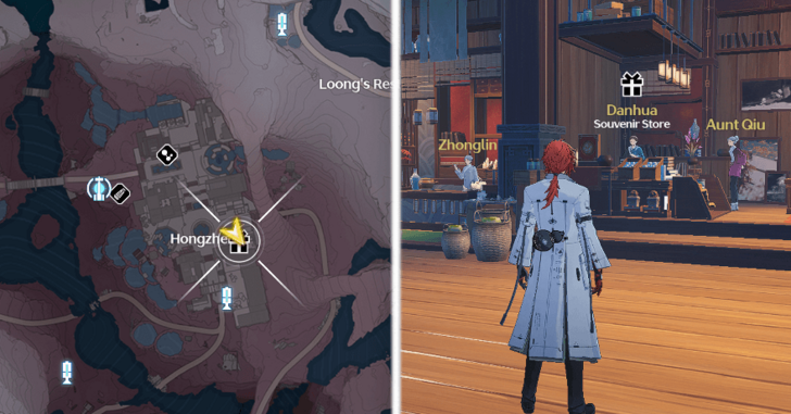 Wuthering Waves - Hongzhen Souvenir Store Location