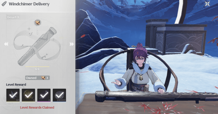 Wuthering Waves - Level Up Windchimer Delivery