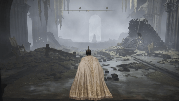 sunken cathedral and Wego the Fire Knight Elder