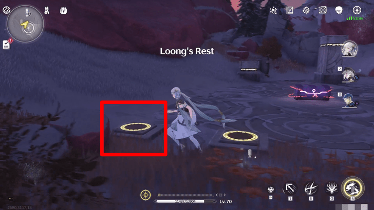 Wuthering Waves - Tianqu Tree Stone Lift Challenge - Step 1