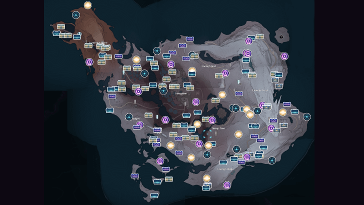 Wuthering Waves - 179 Supply Chests Locations Map