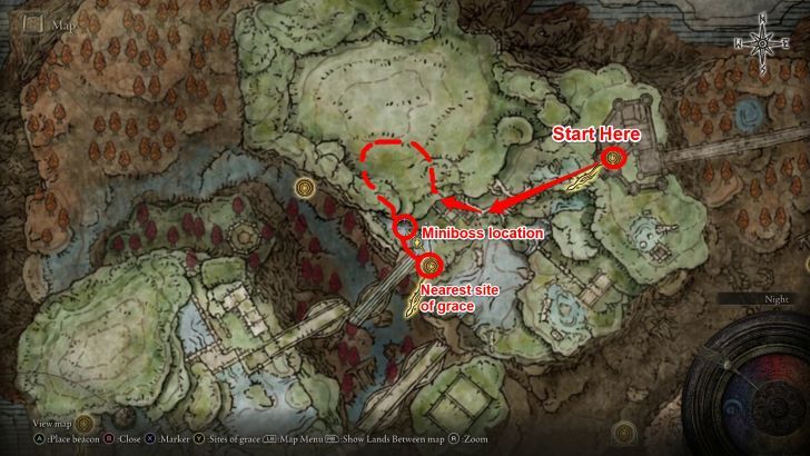 Crucible Knight Devonia Map Location