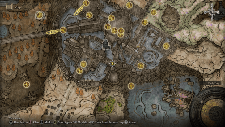 Elden Ring - Domain of Dragons Map Location