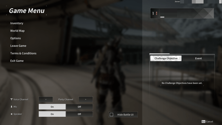The First Descendant - Game Menu