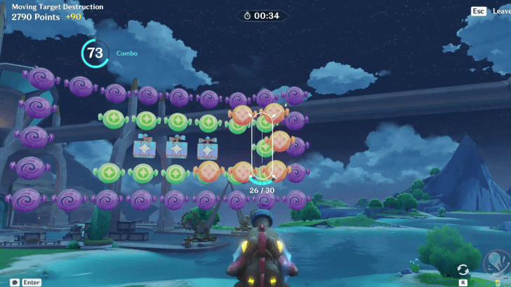 Genshin - Spino Doubleblaster - Moving Target Destruction Stage 4