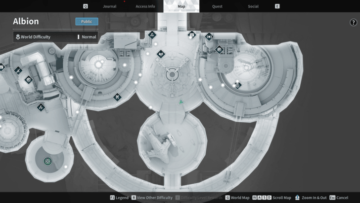 The First Descendant - Map Screen