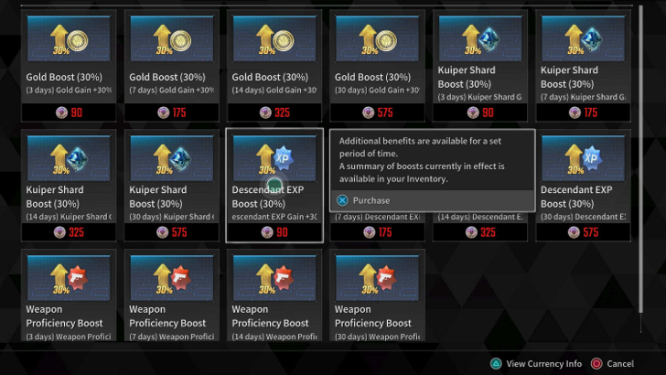 The First Descendant - Boosters